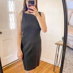 MM LaFleur The Lydia Dress Charcoal Grey 10